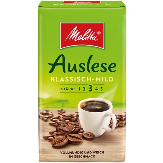 Melitta® Auslese klassisch-mild, Filterkaffee, 500g